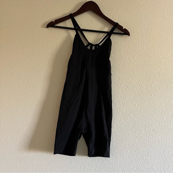 FP Movement by Free People All Start Runsie Black Bodysuit Shorts Size XS/S - Picture 6 of 10
